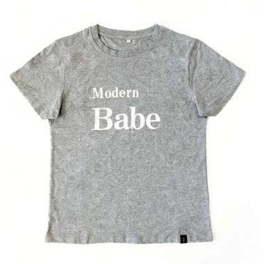 Today\'s Modern Bebe Modern Babe Shirt Heather Grey for Mom Today\'s Modern Bebe Modern Babe Shirt Heather Grey for Mom