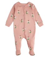 petit lem Baby Sleeper Knit Pink