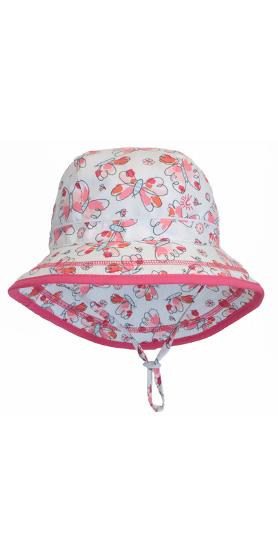 Buy Calikids 50+ UPF Quick Dry Sunhat Butterfly Print at