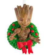 Hallmark Christmas Ornament Marvel Groot In Holiday Wreath