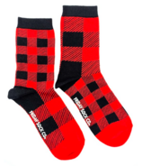 Friday Sock Co. Women's Red Plaid Socks