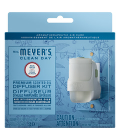 Mrs. Meyers Plug In Scented Oil Diffuser Starter Kit Rainwater