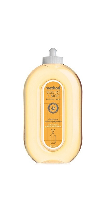 Method Squirt + Mop Non-Toxic And Biodegradable Hard Floor Cleaner 739ml-  Lemon Ginger