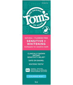 Dentifrice sans fluor Tom's of Maine PureActiv Sensitive + Whitening