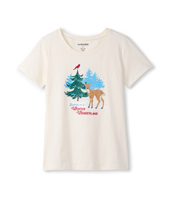 Hatley Little Blue House Women's Pajama Tee Winter Wonderland