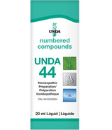 UNDA Numbered Compounds UNDA 44 Préparation Homéopathique 