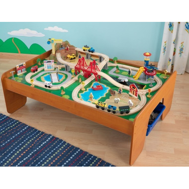 Kidkraft Ride Around Town Train Set With Table