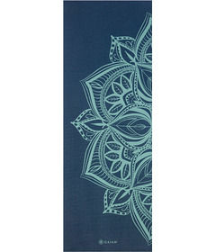 GAIAM 5mm Printed Yoga Mat - Cool Mint Point