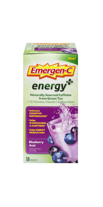 Buy Emergen-C Energy Plus Blueberry Acai at Well.ca | Free Shipping $35 ...