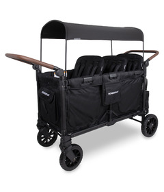 WonderFold W6 Luxe Pro Stroller Wagon Jet Black