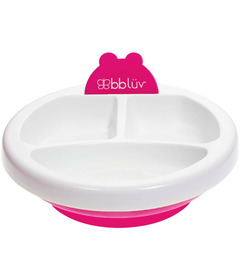 bbluv Plato Warm Feeding Plate Pink