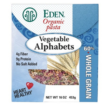 Eden Foods Vegetable Alphabets Eden Foods Vegetable Alphabets