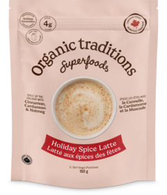 Organic Traditions Limited Edition Holiday Spice Latte