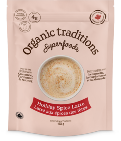 Organic Traditions Limited Edition Holiday Spice Latte
