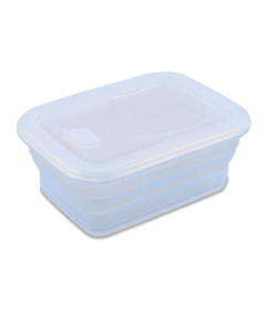 Minimal Silicone Collapsible Container Clear