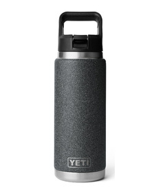 YETI Rambler Straw Bottle Black Stone