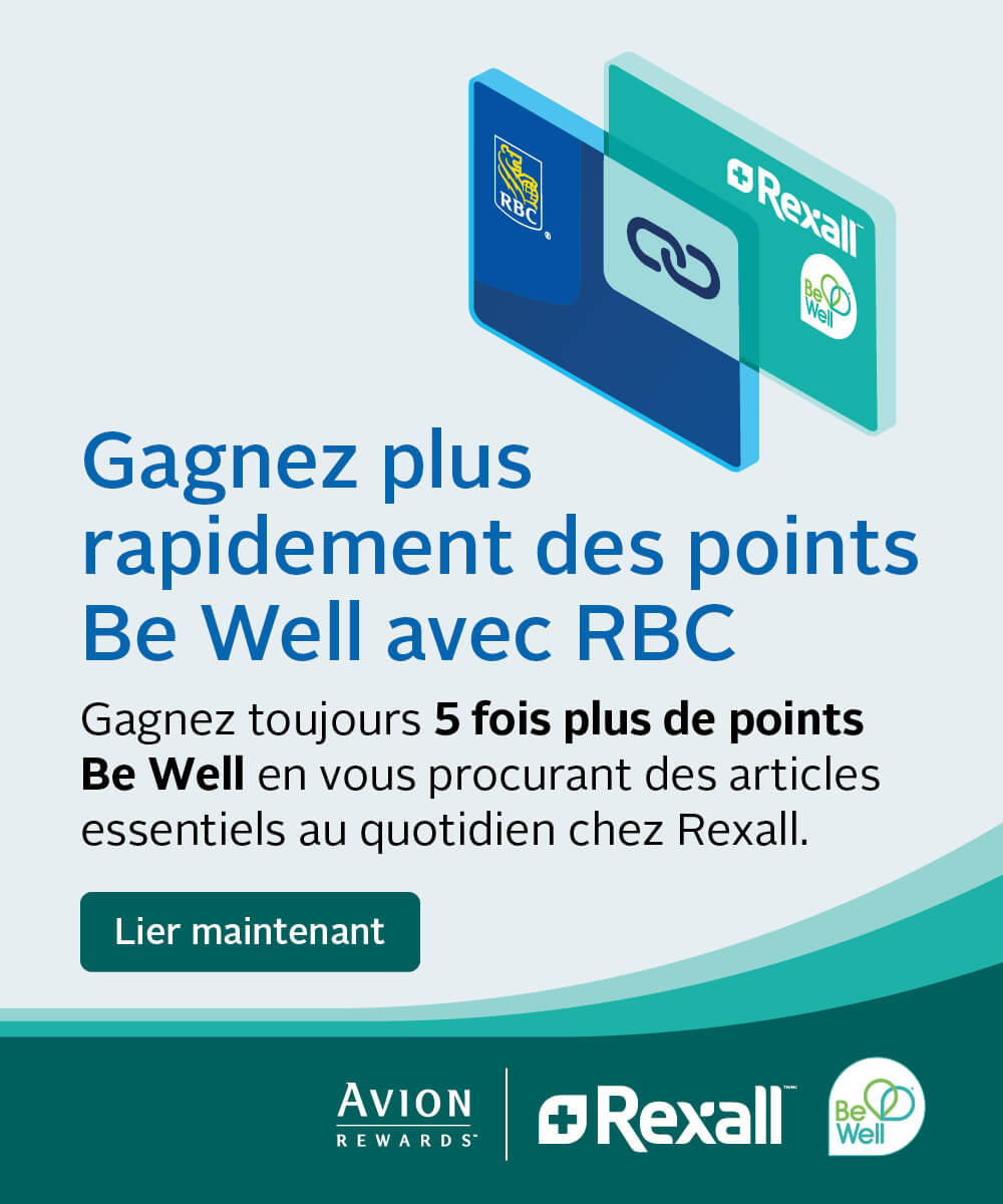 Gagnez plus rapidement des points Be Well avec RBC