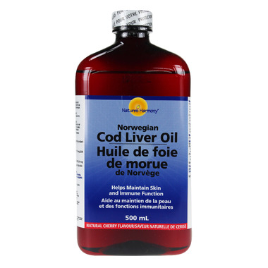 Nature\'s Harmony Norwegian Cod Liver Oil Cherry Flavour Nature\'s Harmony Norwegian Cod Liver Oil Cherry Flavour
