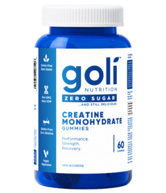 Goli Nutrition Zero Sugar Creatine Monohydrate Gummies