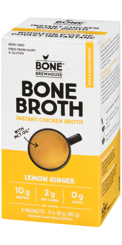 Buy Bone Brewhouse Lemon Ginger Instant Chicken Bone Broth at Well.ca ...