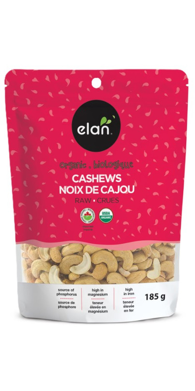 Buy Elan Organic Raw Cashews at Well.ca | Free Shipping $35+ in Canada