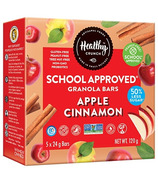 Healthy Crunch barres granola approuvé par l'école pomme et cannelle