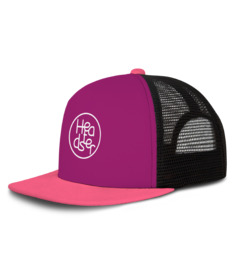 image of Headster Kids Roadtrip Trucker Hat Fuchsia with sku:326651