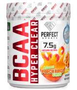 Perfect Sports BCAA Hyper Clear Drink Mix Intense Peach Rings Candy