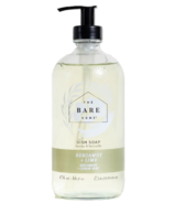 The Bare Home Dish Soap Glass Bottle Bergamot + Lime