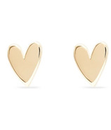 Bluboho Everyday Little Lovely Heart Earring 14K Yellow Gold