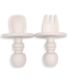 Kushies Sili Fork & Spoon Set Pink