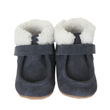 Buy Robeez Snuggle Baby Bootie Navy at Free Shipping $35