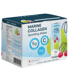 Landish Marine Collagen Sparkling Water Cherry Pear