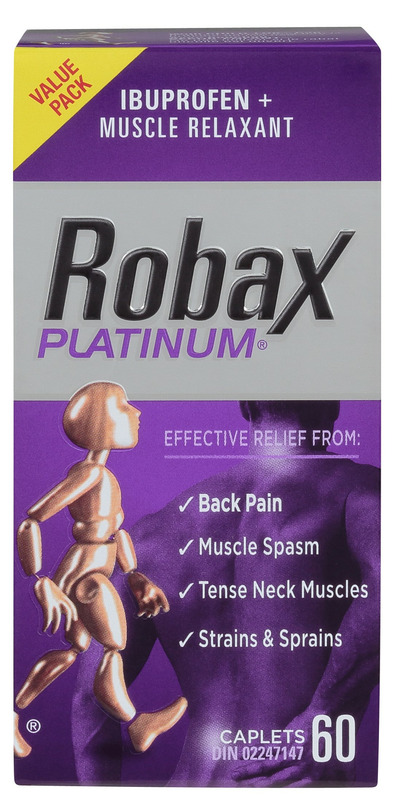 Robax - Platinum Muscle Relaxers with Ibuprofen Stong's Market