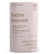 ATTITUDE Baby Leaves Bar Diaper Cream Zinc Unscented