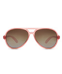 Hipsterkid Aviator Polarized Sunglasses Rose 