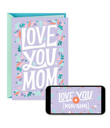 Carte vidéo de fête des mères Hallmark personnalisée pour maman Love You