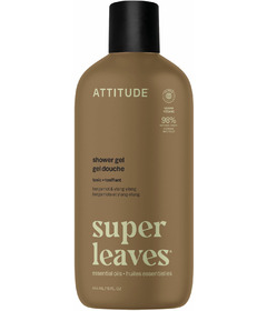 ATTITUDE Super Leaves Shower Gel Tonic Bergamot & Ylang-ylang