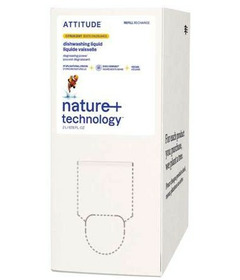 ATTITUDE Nature+ Technology Dishwashing Liquid Citrus Zest Refill