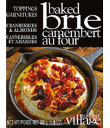 Gourmet Du Village Brie Topping Mix Cranberry Almond