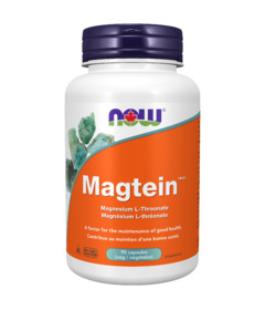 image of NOW Foods Magtein Magnesium L-Threonate with sku:110948