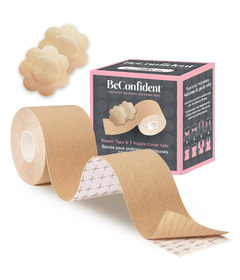 BeConfident Breast Tape & Nipple Covers Set