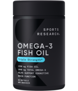 Sports Research Oméga-3 Huile de poisson