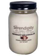 Serendipity Candles Mason Jar Peppermint Hot Chocolate (Chocolat chaud à la menthe)