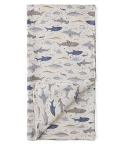 Loulou Lollipop Muslin Swaddle Sharks