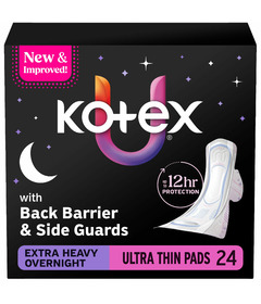U by KOTEX Core Ultra-Thin Winged Extra Heavy Overnight Pads