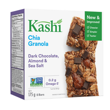 kashi almond chocolate sea dark salt bar chia granola