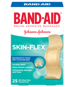 Band-Aid Skin-Flex Adhesive Bandages One Size