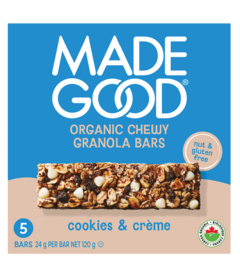 MadeGood Organic Chewy Granola Bars Cookies & Creme