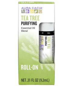 Aura Cacia Tea Tree Essential Oil Roll-On